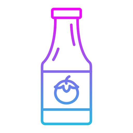botella de salsa de tomate icono gratis