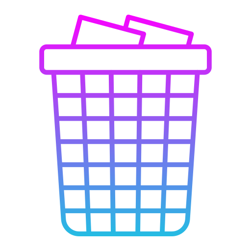 Paper bin free icon