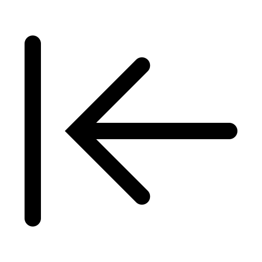 Arrow left free icon