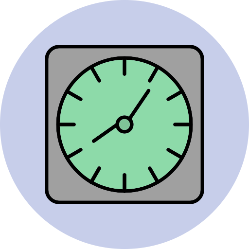 horloge murale Icône gratuit