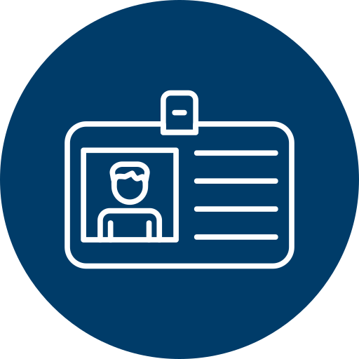 tarjeta de identificación icono gratis