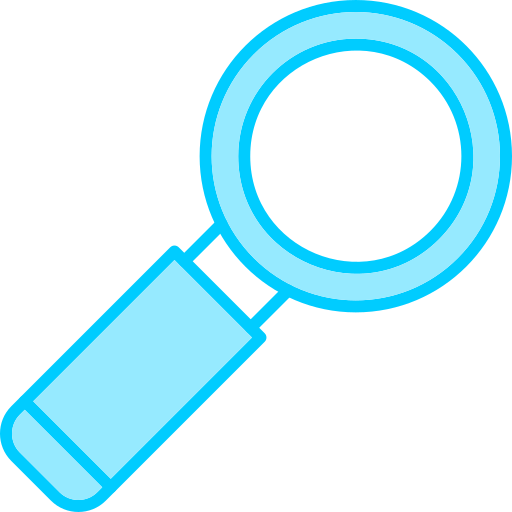 Magnifying glass free icon