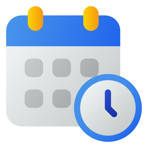 Schedule Generic Flat Gradient icon