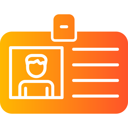 tarjeta de identificación icono gratis