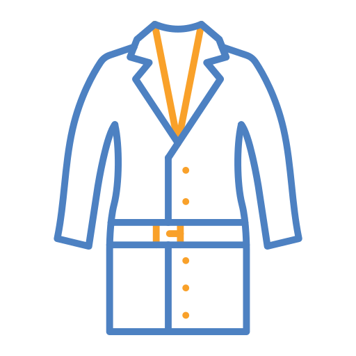 Длинное пальто бесплатно иконка