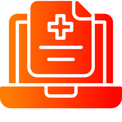 informe médico icono gratis