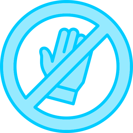 Stop violence Generic Blue icon