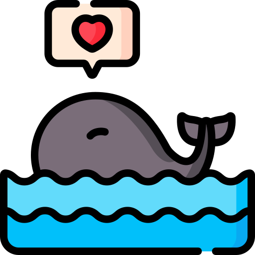 Whale free icon Whale free icon