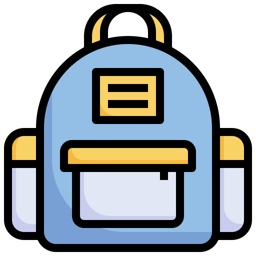 School bag free icon