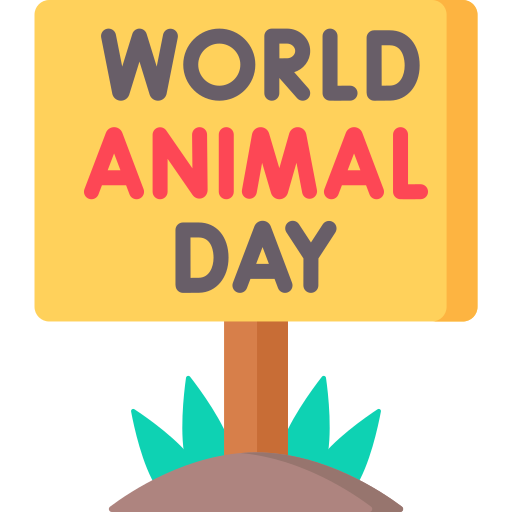 world animal day icono gratis