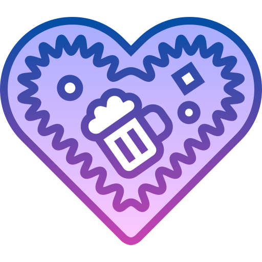 lebkuchenherz icono gratis