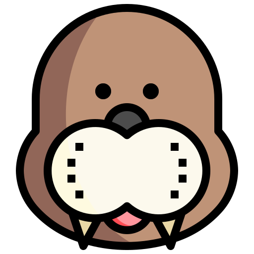 Sea lion Generic Outline Color icon