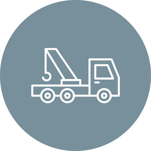 camión de remolque icono gratis