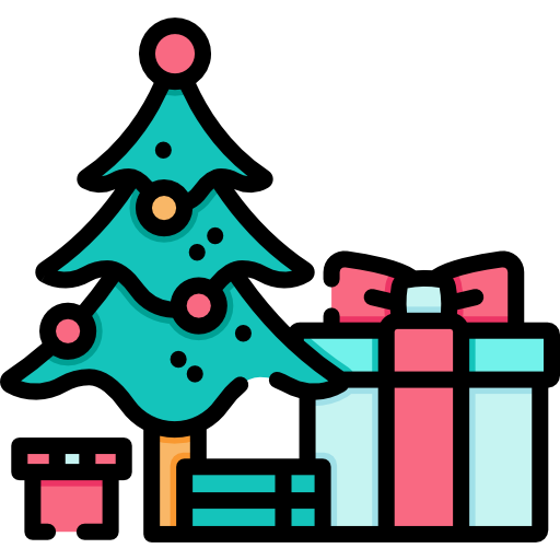 árbol de navidad icono gratis