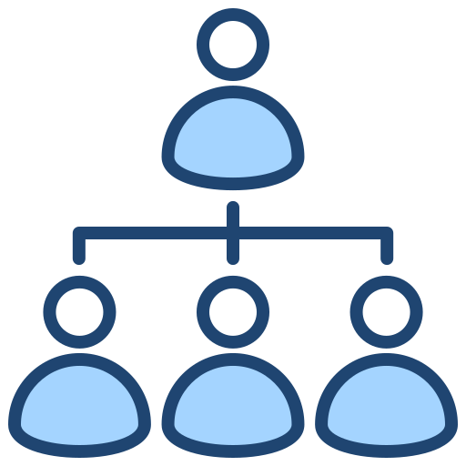 estructura de organización icono gratis