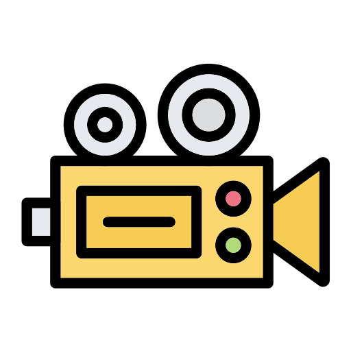 Video camera Generic Outline Color icon