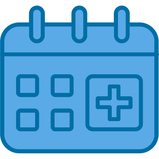 Medical appointment Generic Blue icon