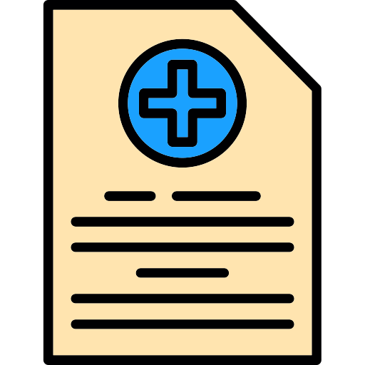 archivo médico icono gratis