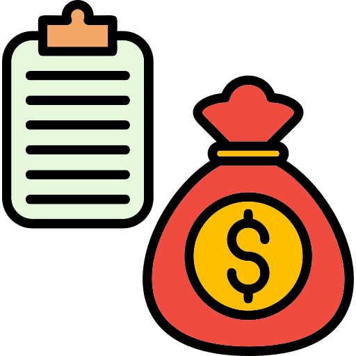 presupuesto icono gratis