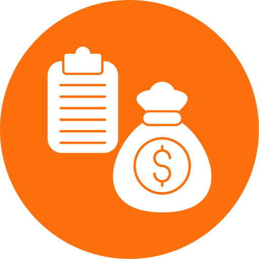 presupuesto icono gratis