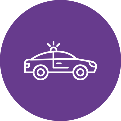 Police car Generic Flat icon