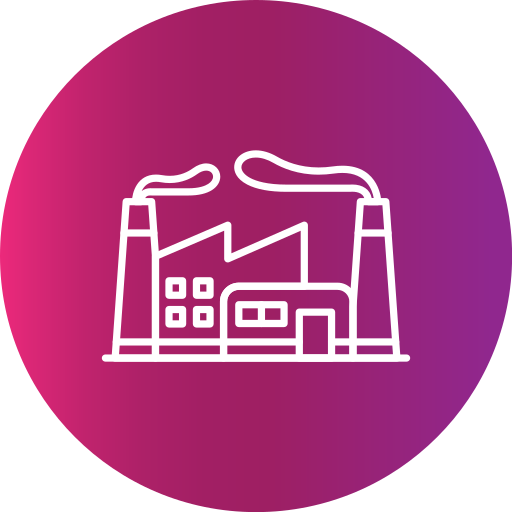 Factory Generic Flat Gradient icon