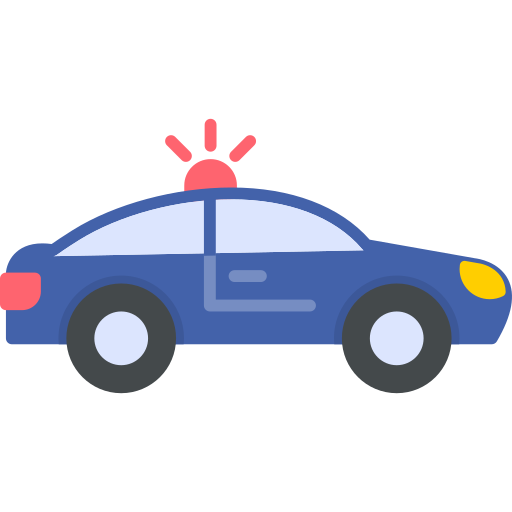 polizeiauto kostenlos Icon
