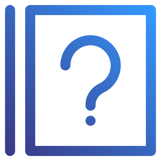 Question Generic Gradient icon