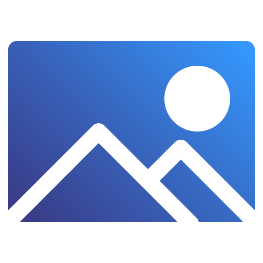 Image Generic Flat Gradient icon