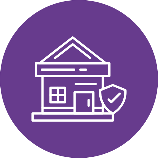seguro de hogar icono gratis