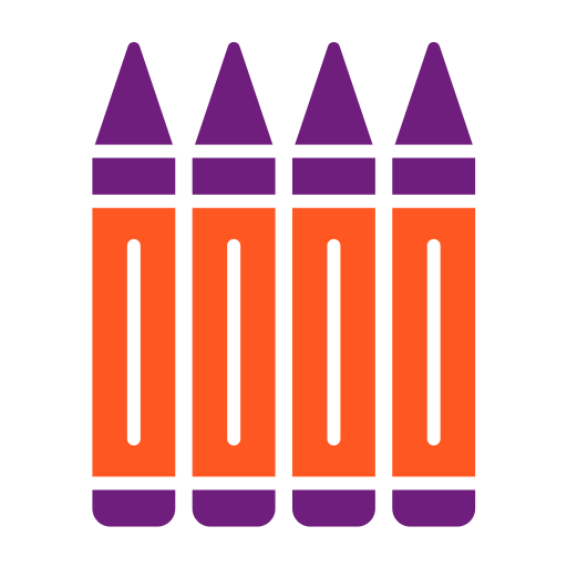 lápices de color icono gratis