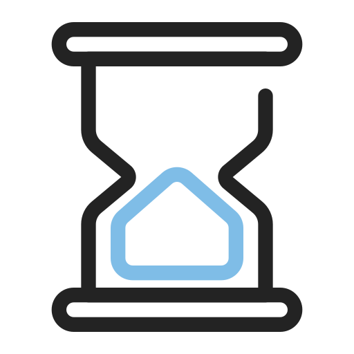 reloj de arena icono gratis