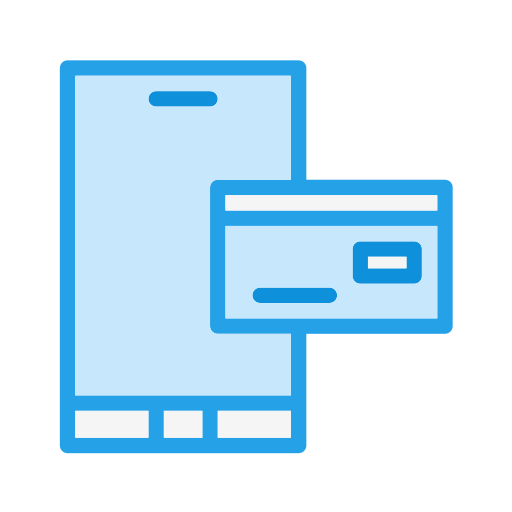 pago en línea icono gratis