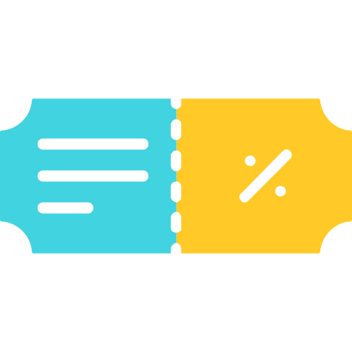 billet à prix réduit Icône gratuit billet à prix réduit Icône gratuit