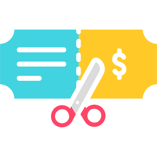 billet à prix réduit Icône gratuit billet à prix réduit Icône gratuit