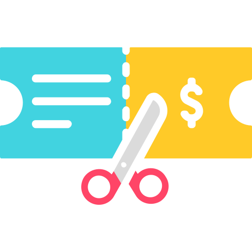 billet à prix réduit Icône gratuit billet à prix réduit Icône gratuit