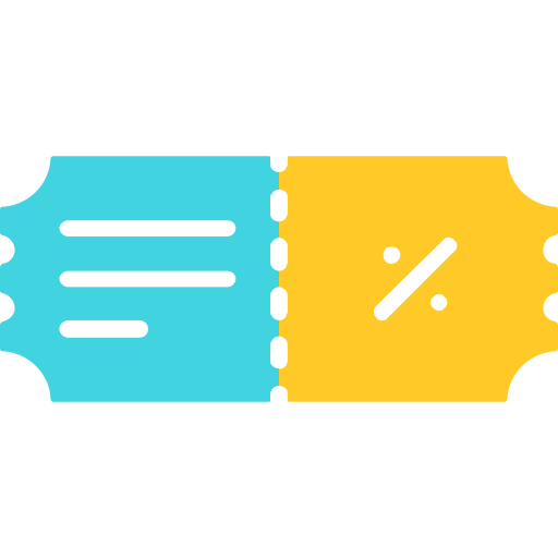 billet à prix réduit Icône gratuit billet à prix réduit Icône gratuit