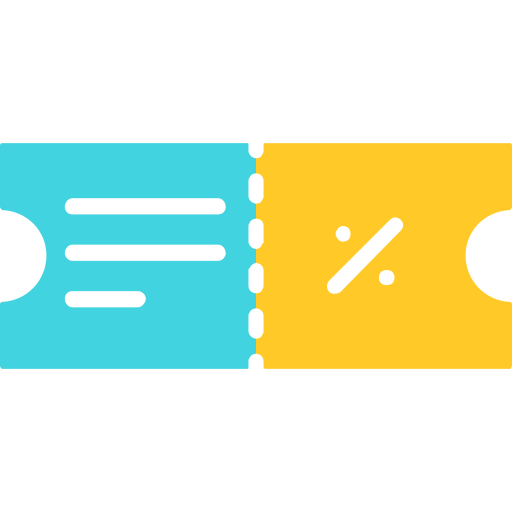billet à prix réduit Icône gratuit billet à prix réduit Icône gratuit