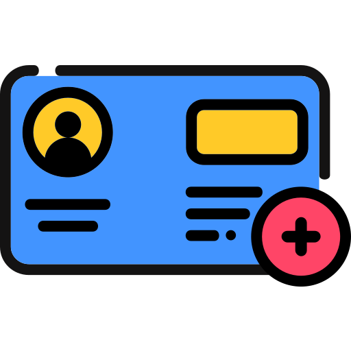 tarjeta de identificación icono gratis