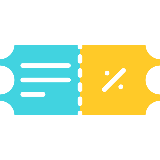 billet à prix réduit Icône gratuit billet à prix réduit Icône gratuit