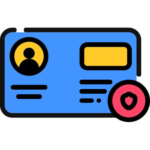 tarjeta de identificación icono gratis