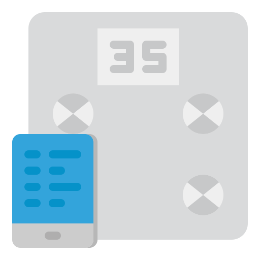 Weight scale free icon
