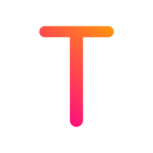 Letter t Generic Flat Gradient icon