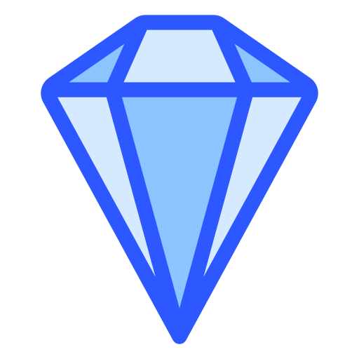 Diamond Generic Blue icon