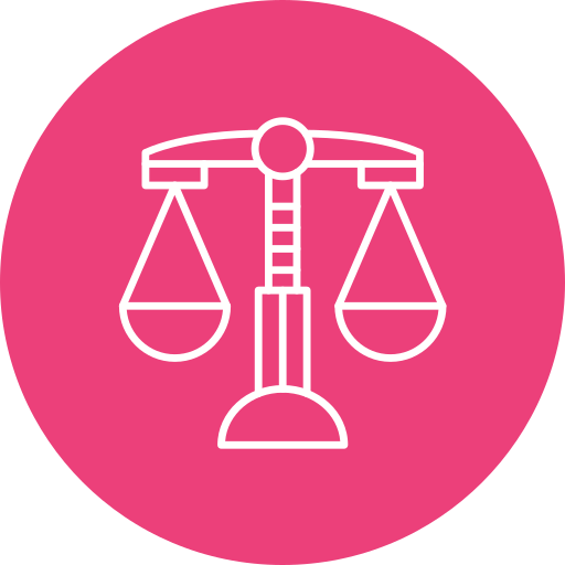 Pink scales icon - Free pink scale icons