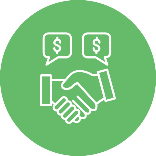 negociación icono gratis