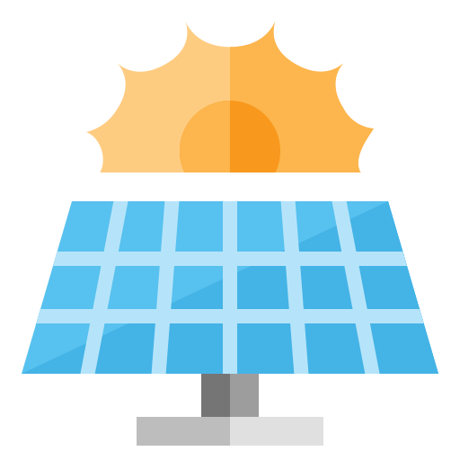 panel solar icono gratis