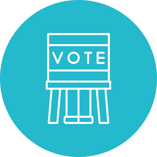 Voting booth free icon