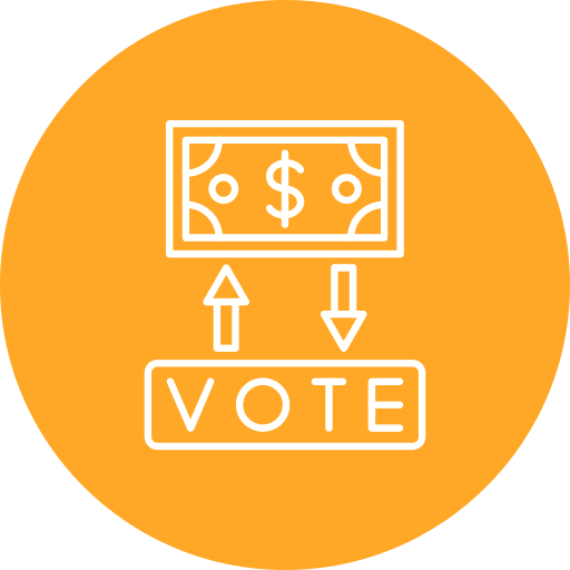 Corruption free icon