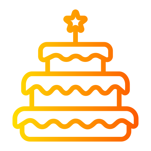 pastel de cumpleaños icono gratis